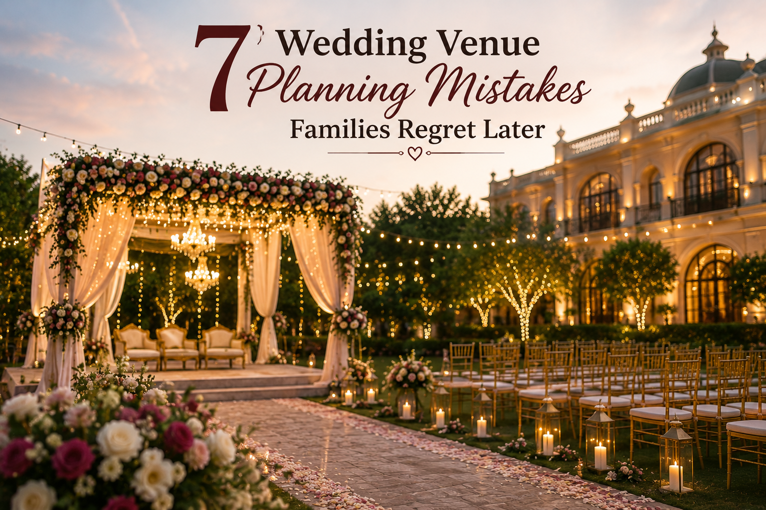 7 Wedding Venue Planning Mistakes Families Regret Later