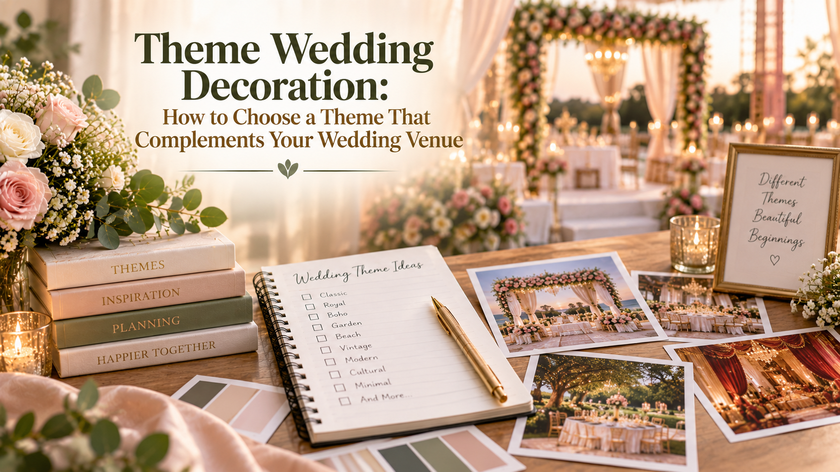 Theme Wedding Decoration: How to Choose a Theme That Complements Your Wedding Venue