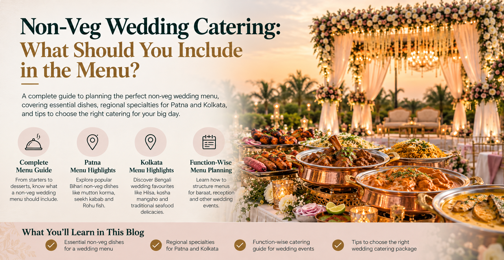 Non-Veg Wedding Catering: What Should You Include in the Menu?