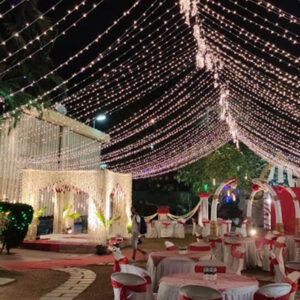 Beautiful string light decor