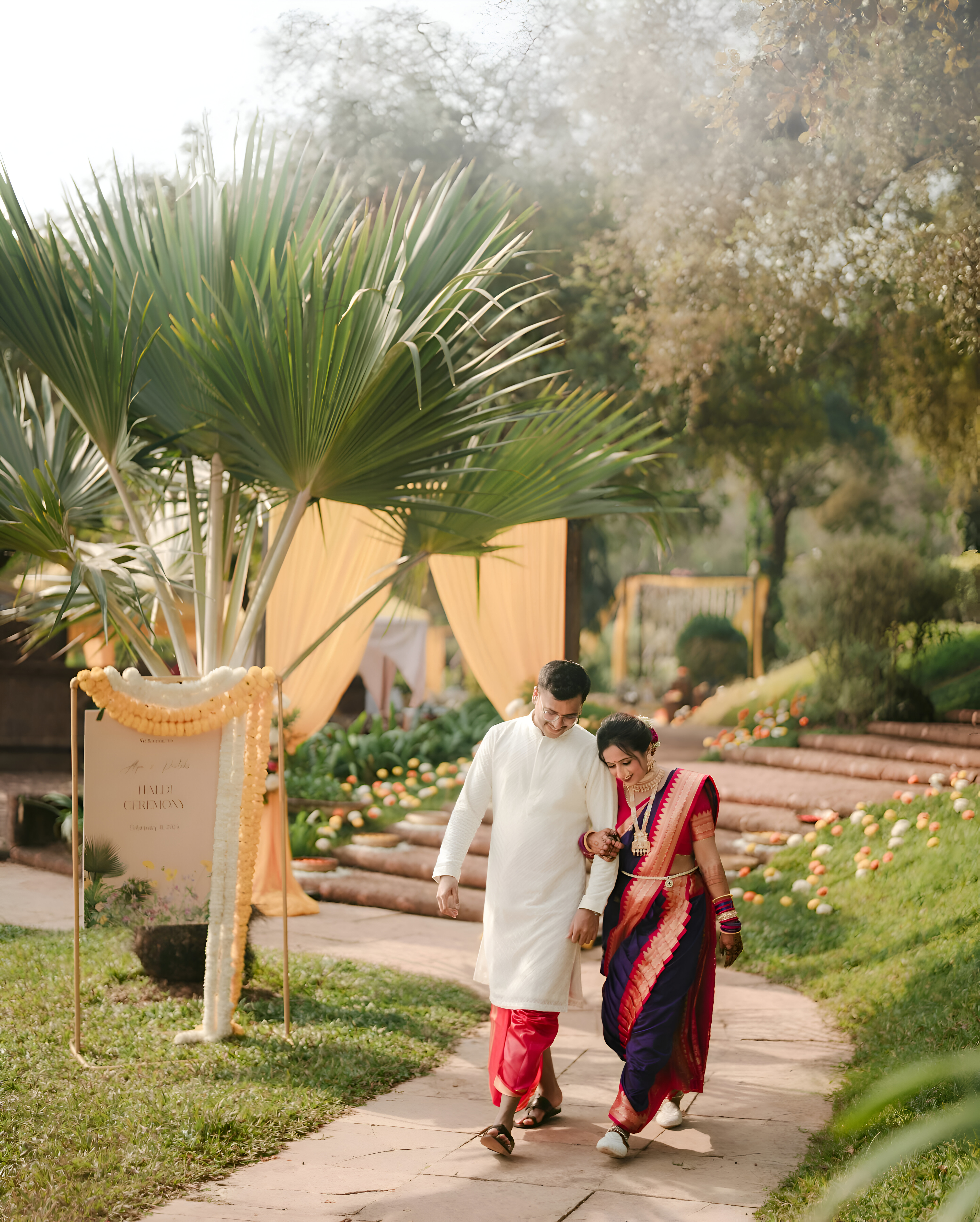 indian wedding couple - wedding vibes